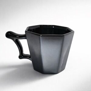 Retired Starbucks iridescent gunmetal gray octagon coffee mug 2013 Collection